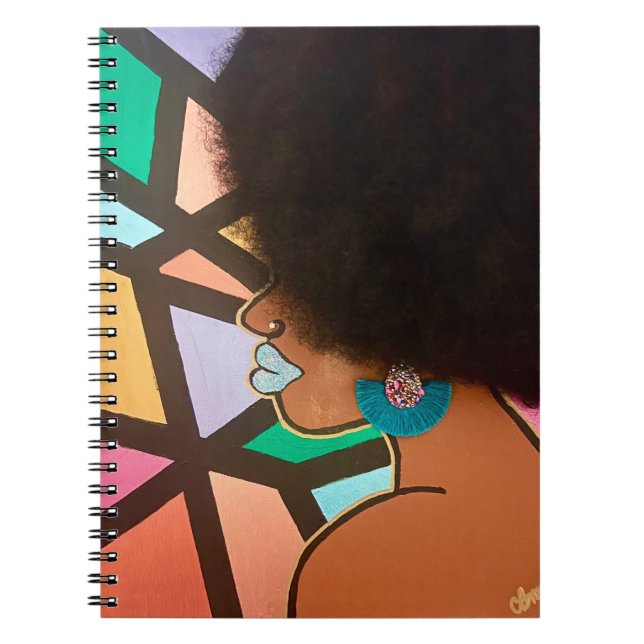 Verses In Her Volume Spiral Photo Notebook Anteckningsbok (Framsidan)