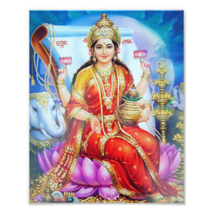 Version 1 för Lakshmi tryck (8" x 10") -