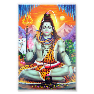 Version 4 för Shiva tryck (4" x 6") -
