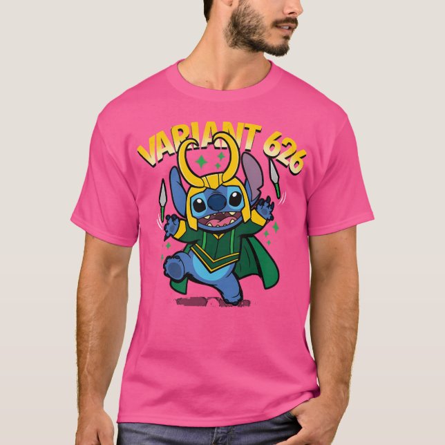 Version 626 Stitch Cute Alien Loki Variant T Shirt (Framsida)