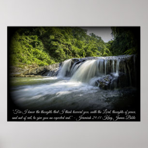 Version för Jeremiah 29:11kung James (KJV) Poster