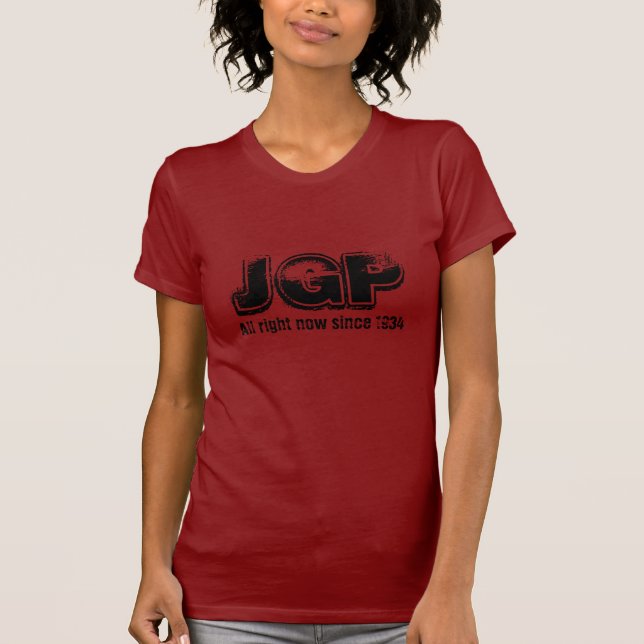 Versionkvinnor 1934 för JGP Stanford T Shirt (Framsida)