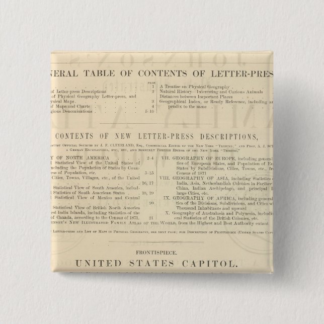 Verso Johnson's New Illustrated Family Atlas Knapp (Framsida)