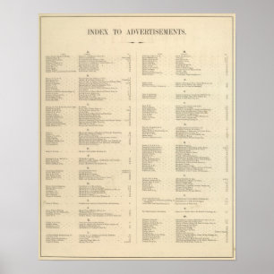 Verso Title Page Coltons amerikanska Atlas Poster