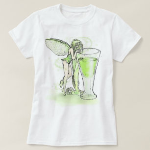 Verte för AbsintheLaavgift fe med exponeringsglas Tee Shirt