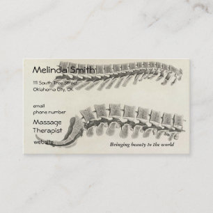 Vertebrae Teckning Visitkort