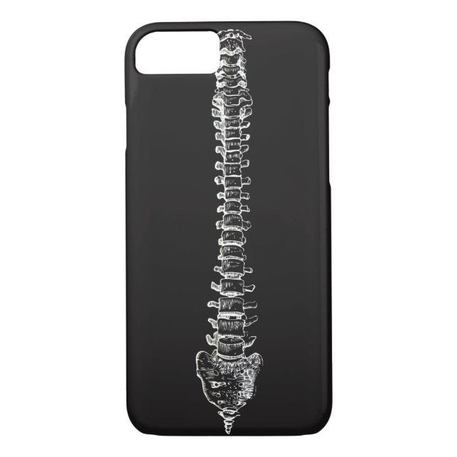 Vertebral kolonn för Geeky Case-Mate iPhone Skal (Baksida)