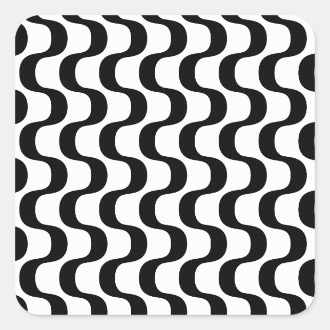 Vertical Copacabana Fyrkantigt Klistermärke (Framsida)