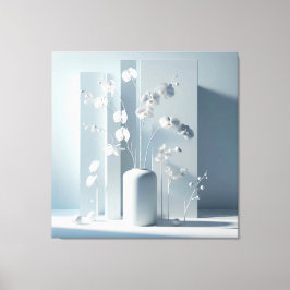 Vertical Orchid Composition Canvastryck