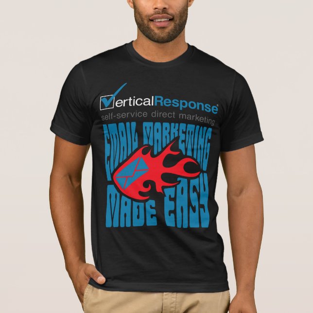 VerticalResponse Fillmore på svart man Tröja (Framsida)