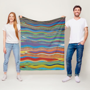 Verticle mattar abstrakt 12, 2018% pipe% fleecefilt