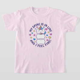 Verticorn™ Min ryggrad är i linje med Chiropraktik T Shirt