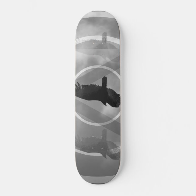 Verticrow Mini Skateboard Bräda 18,5 Cm (Framsida)