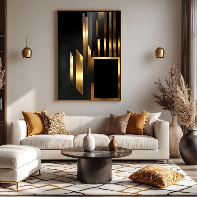 Vertikal Art Deco Elegans Poster (Skapare uppladdad)