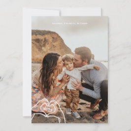 Vertikal nyår 5 bilder Grattiskort Julkort