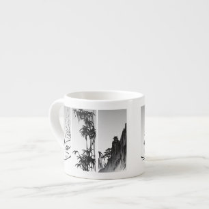 Vertikal orientalisk rulla espressomugg