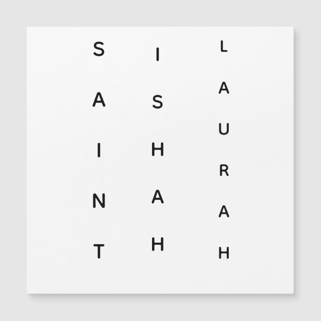 VERTIKAL SAINT ISHAH LAURAH (Framsida)