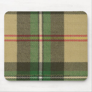 Vertikal Saskatchewan Tartan Mousepad Musmatta