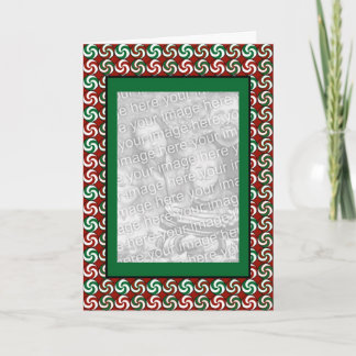 Vertikala pepparmint helgkort