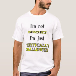 Vertikalt utmanat t-shirt
