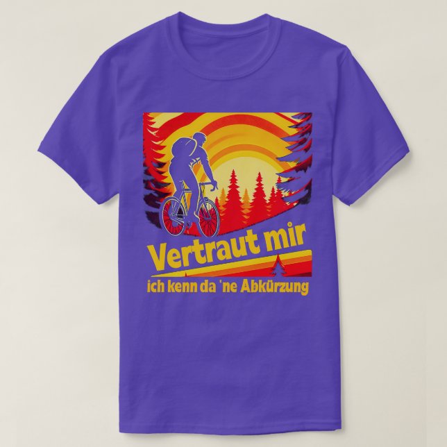 Vertraut mir ich kenn da ne Abkrzung Wandern lusti T Shirt (Design framsida)