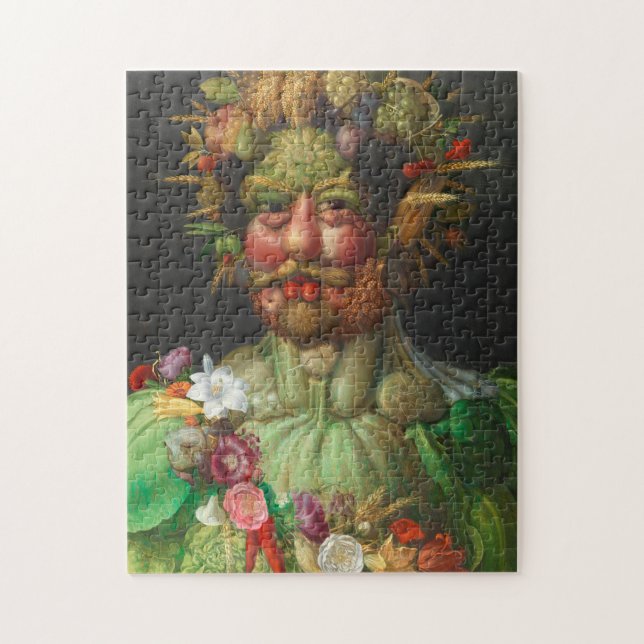 Vertumnus c. 1591 av Giuseppe Arcimboldo Pussel (Vertikal)
