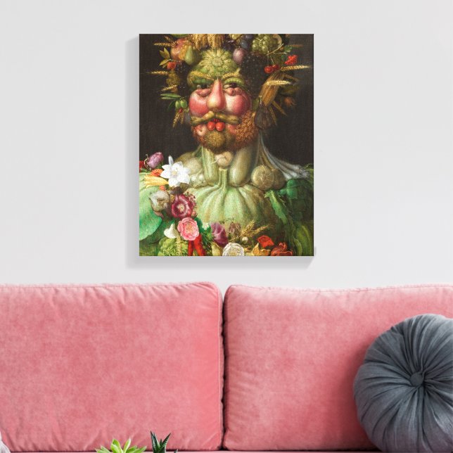 Vertumnus | Giuseppe Arcimboldo | Canvastryck (Insitu (Vardagsrum))