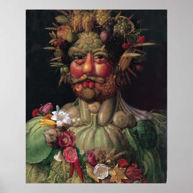 Vertumnus - Giuseppe Arcimboldo Poster (Framsidan)