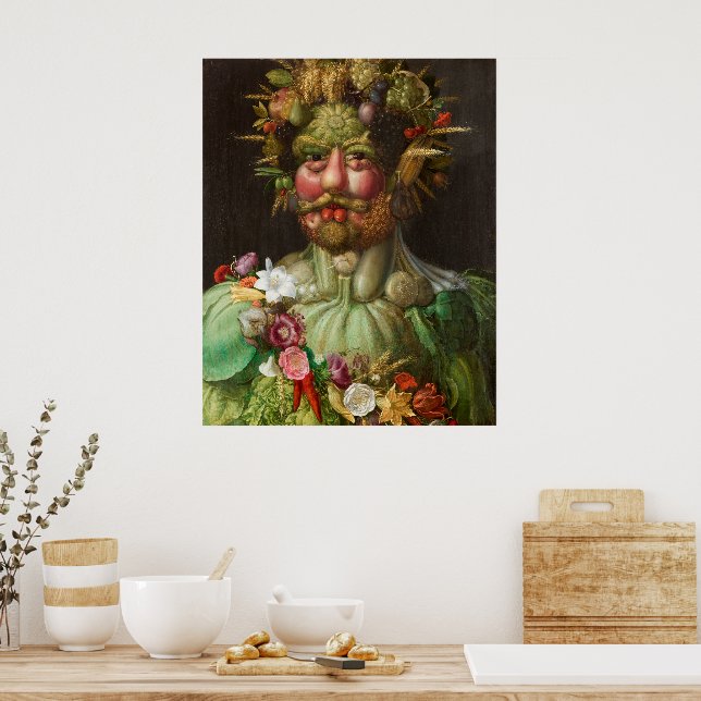 Vertumnus | Giuseppe Arcimboldo | Poster (Kök)