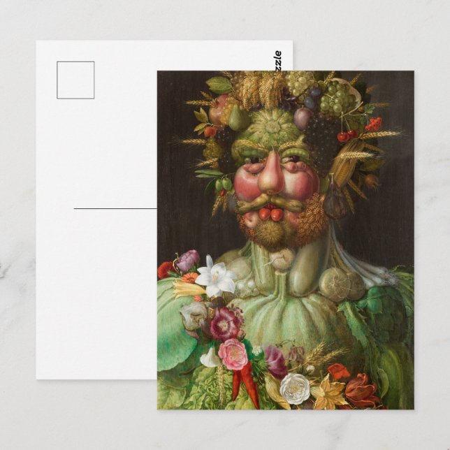 Vertumnus | Giuseppe Arcimboldo | Vykort (Fram/baksida)