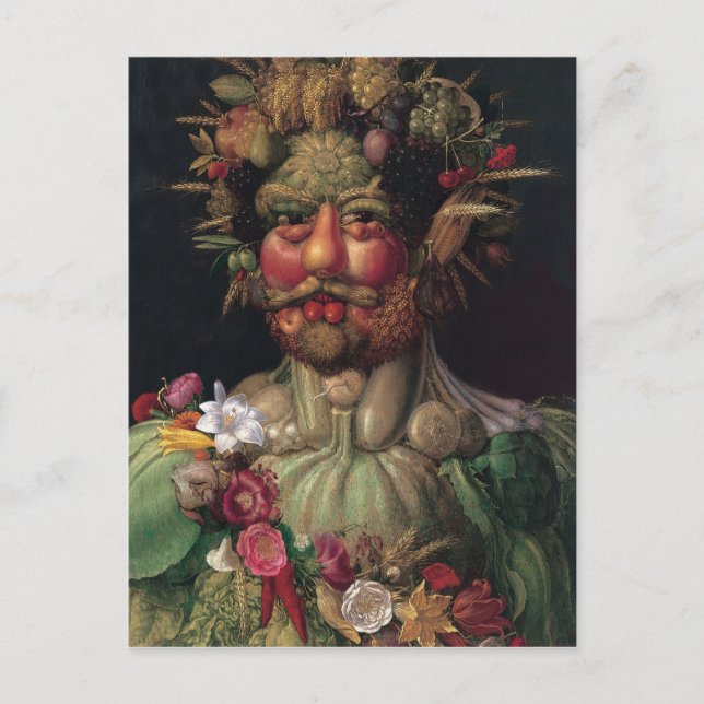 Vertumnus - Giuseppe Arcimboldo Vykort (Framsida)