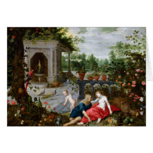 Vertumnus och Pomona Hälsningskort