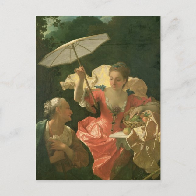 Vertumnus och Pomona Vykort (Framsida)