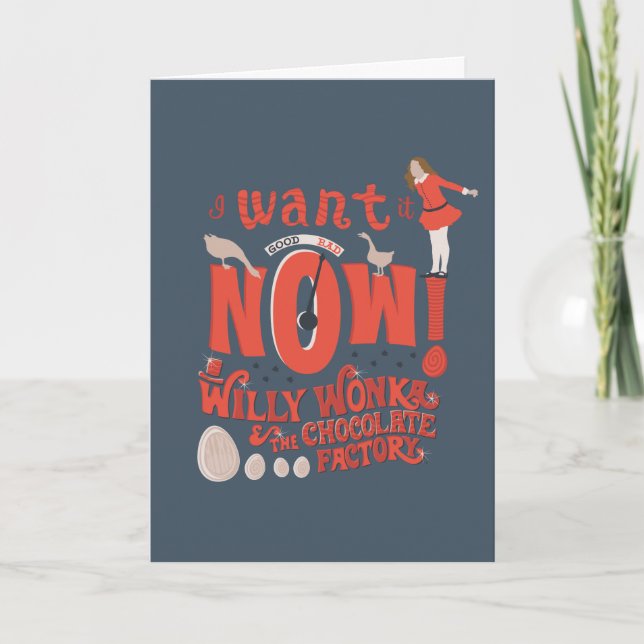 Veruca Salt - I Want It Now! Kort (Framsida)