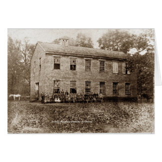 Vervilla School-1889 Hälsningskort