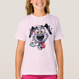 very cute funny happy smiling puppy t shirt