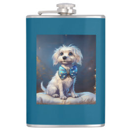 Very Cute Lil Doggie With Blue Bow Tie Fickplunta