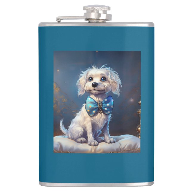 Very Cute Lil Doggie With Blue Bow Tie Fickplunta (Framsidan)