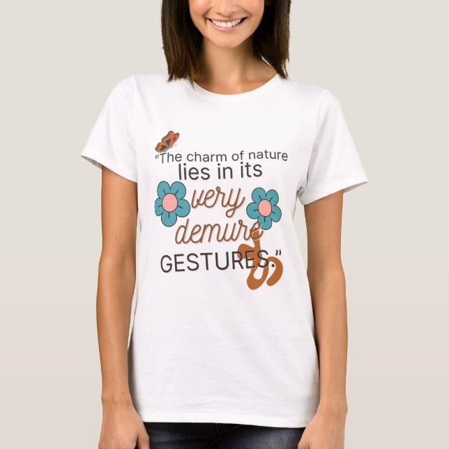 Very Demure Gestures-Gen Z 2026, White Women Basic T Shirt (Framsida)