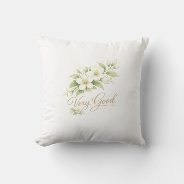 Very Good Floral Throw Pillow Elegant Design Kudde (Framsida)