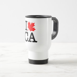 Very Polite Red Black I Love Canada Maple Leaf Resemugg