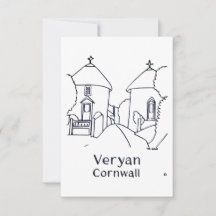 Veryan Roundhouses-kort