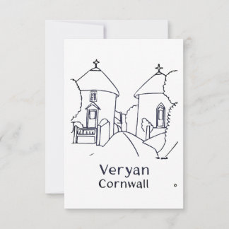 Veryan Roundhouses-kort Tack Kort