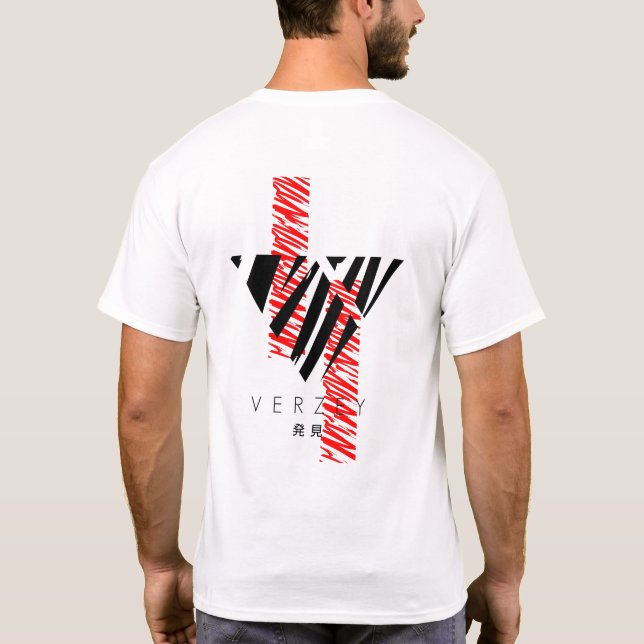 Verzey Discover Drawn Logotyp T Shirt (Baksida)