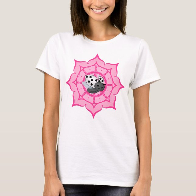 Vesak Buddha Nyckelpiga T Shirt (Framsida)