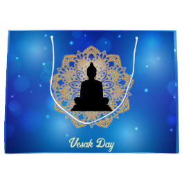Vesak Day Buddha och Mandala Vaisakha Purnima
