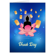 Vesak Day Buddha på Lotus Lantern Vaisakha
