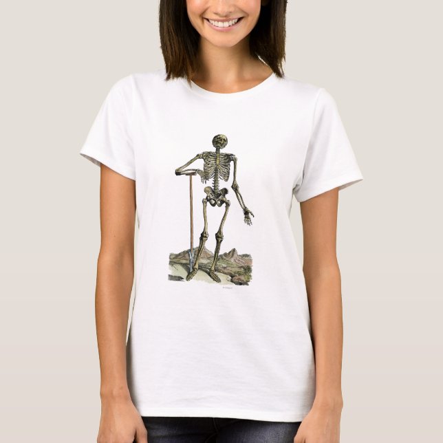 Vesalius: Skeletal system Tee (Framsida)