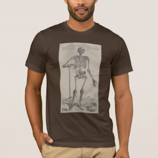 Vesalius skelett t-shirt