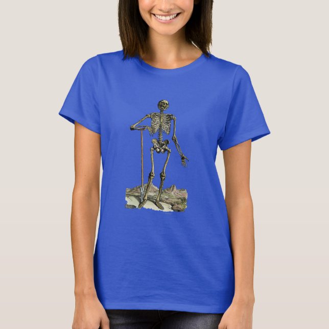 Vesalius: Skelettsystem Tee Shirt (Framsida)